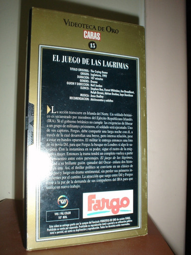 El Juego De Las Lágrimas Video Película Figaro (Usado)