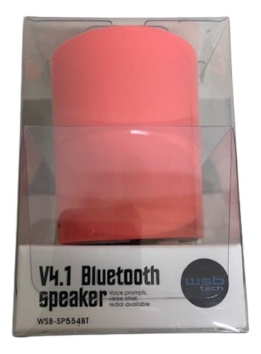 Parlante Bluetooth 5w Sp 554 Rojo