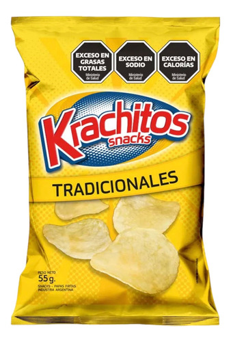 Oferta! Papas Fritas Krachitos Corte Tradicional 55g Snack