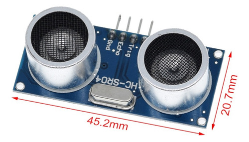 2x Sensor Ultrassônico De Distância Para Arduino Hc-sr04