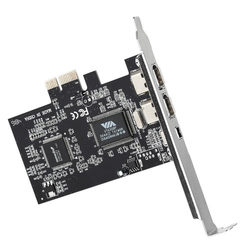 Pci - E 3 Portas 1394a 1394b Cartão Expansão Firewire