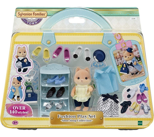 Juego Sylvanian Families Colección De Zapatos Fashion Shoe