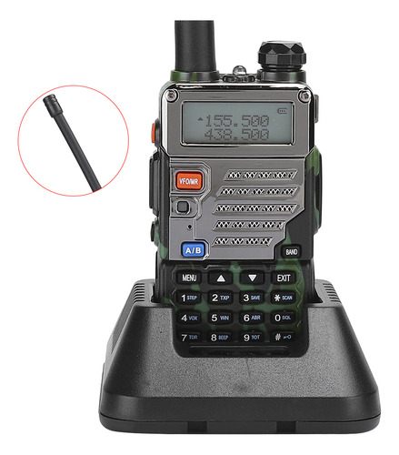 Walkie Talkie Profesional De Doble Banda Para Coche Con Camu