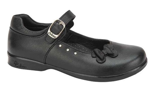 Zapato Escolar De Niña Coloso 3201 Color Negro