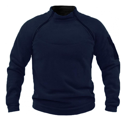 Sudadera Térmica De Forro Polar Con Cuello Alto Y Dos Cremal