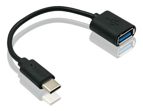  Lehmox OTG Tipo C USB Cor Preto 15 cm