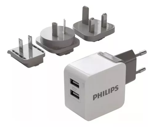 Adaptador enchufe Americano + Australia + Argentina (patillas giratorias)  (x2)