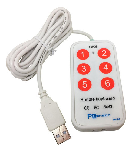 6 Botones Usb Handheld Para Computadora Portátil De