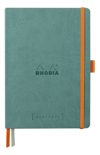 Caderno Pontilhado Goalbook Rhodia A5 Aqua