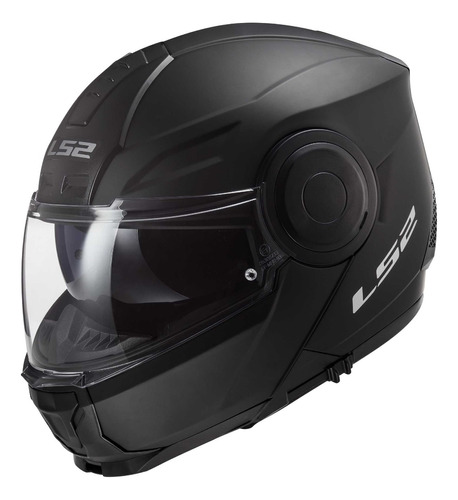 Casco Abatible Ls2 Scope Solid M Negro Mate Ff902