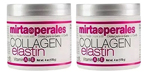 Crema Facial Cuello Collagen Elastin X2 - G  Momento De Aplicación Día/noche Tipo De Piel Mixta Normal Grasa