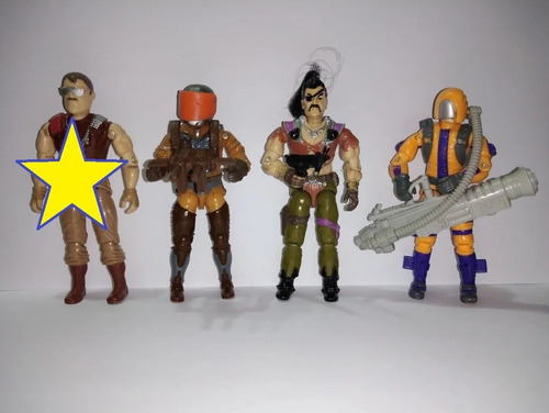 Gijoe Gi Joes Cobras Vintage 80s Variados Zanzibar Sargento