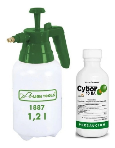 Fumigador 1.2 L + Insecticida Cybor 10 Ea 100ml Cipermetrina