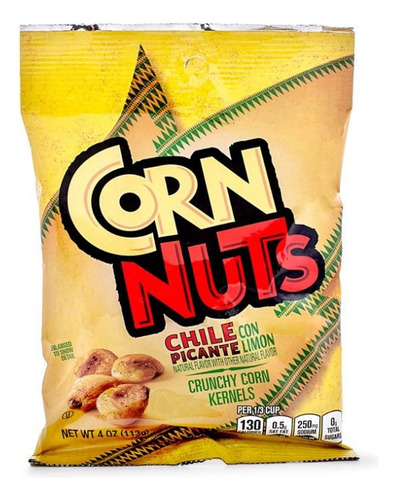 Corn Nuts Botana Chili Piknt Crujiente 113g Importado 2 Pack