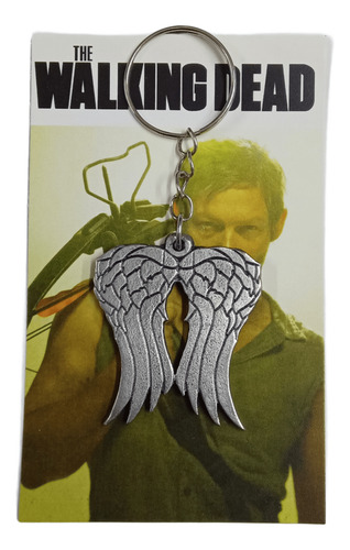 Llavero Metal Serie The Walking Dead Alas Daryl Dixon Zombie The Walking Dead - Alas Daryl Dixon