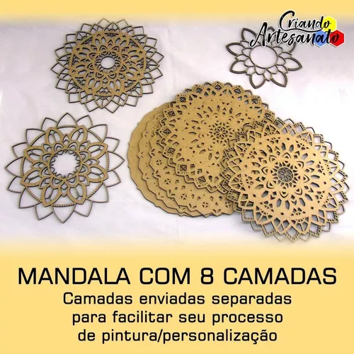 MISSCRAFTY®️ Conjunto de pintura de Mandala –