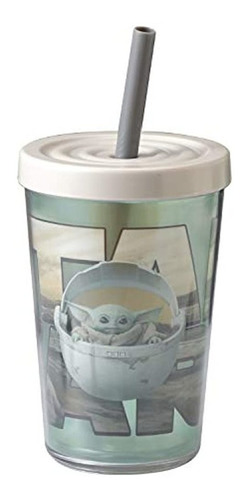 Zak Designs Star Wars The Mandalorian Vaso De Doble Pared Co