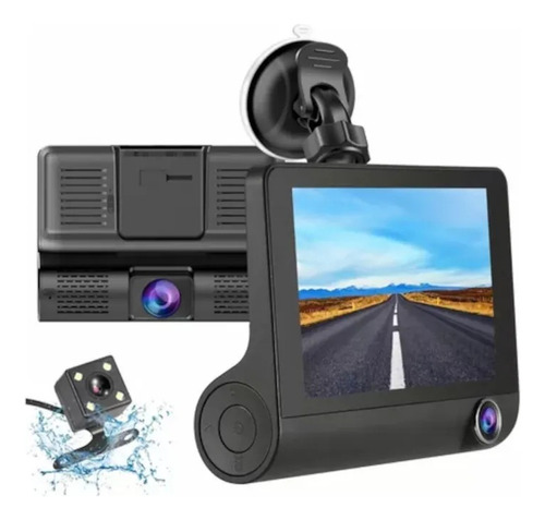 Gnolkee Dashcam Con 3 Cámaras, Grabadora De Conducción J503