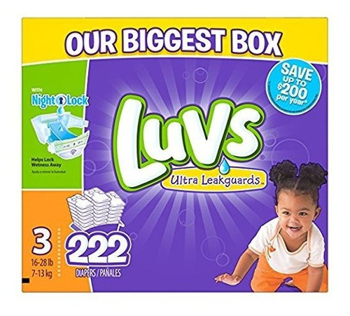 Luvs Ultra Leakguards Pañales Desechables Para Bebés, Tamaño