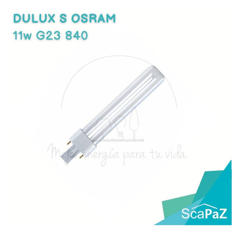 Lampara Dulux Osram S 11w G23