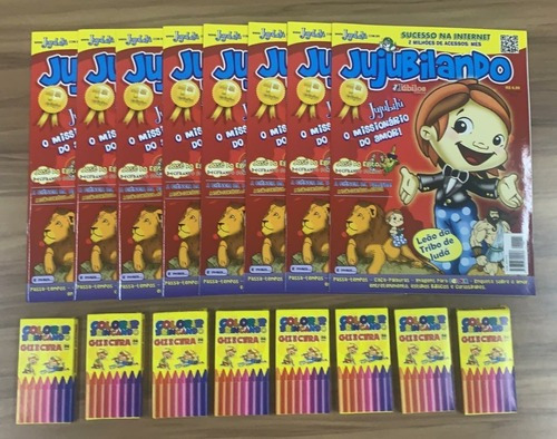 Imagem 1 de 1 de Kit 7 Revistas Bíblica Infantil Jujubilando Com Atividades