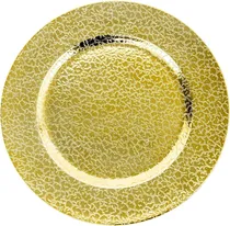 Comprar Platos De Carga Dorados, Juego De 12 Cargadores De Plat...