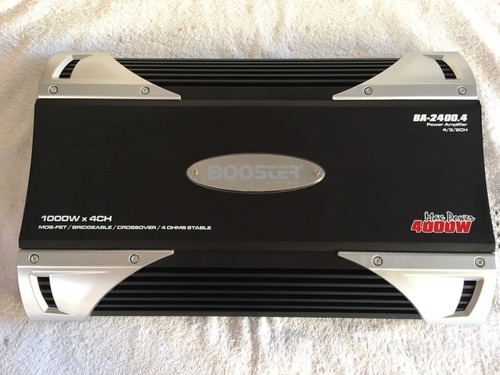 Módulo E Amplificador Automotivo Booster Ba-2400.4 3000watts