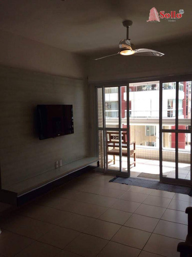 Imagem 5 de 27 de Excelente Apartamento 112 M² Com 3 Dormitórios, Pé Na Areia - Centro - Bertioga/sp - Ap0449