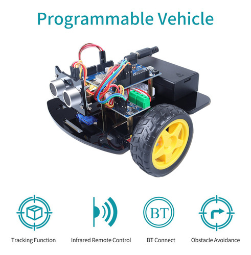 - Kit Diy: Robô Arduino Programável Com Prevenção De