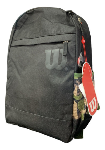 Bolso Morral Wilson Urbano Negro/camuflaje 