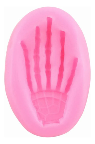 2pcs Molde De Silicona Manos De Esqueleto Fondant Resina