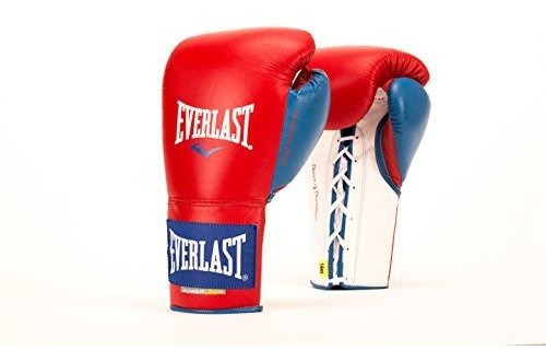 Everlast Powerlock Pro Fight Gloves 10ozlxl Rojo - Blu Guant