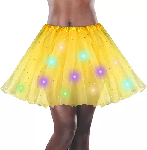 Tutu Amarillo Para Mujer