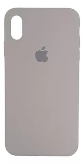 Estuche Protector Silicone Case Para iPhone XS Max Gris