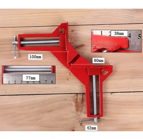 Sargento prensa carpintero angulo de escuadra 90° Doble 75 Mm -  Oportunidades Vip Venta por menor y mayor de productos electrónicos, bazar,  libreria, decoración, oficina y deportes, multirubro, Buenos Aires,  Argentina