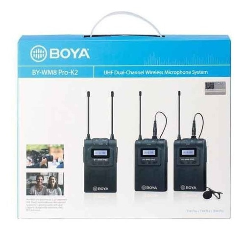 Imagen 6 de 7 de Microfono Inalambrico Boya-wm8 Pro K2 2 Emisores 1 Receptor