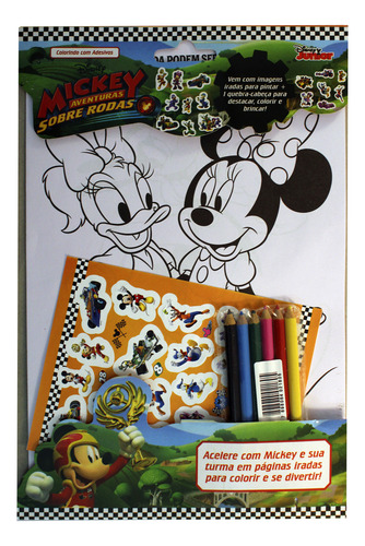 Disney - Colorindo Com Adesivos: Mickey
