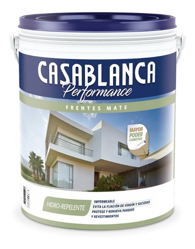 Latex Casablanca Exterior Color Frentes Mate 20 L Serrentino