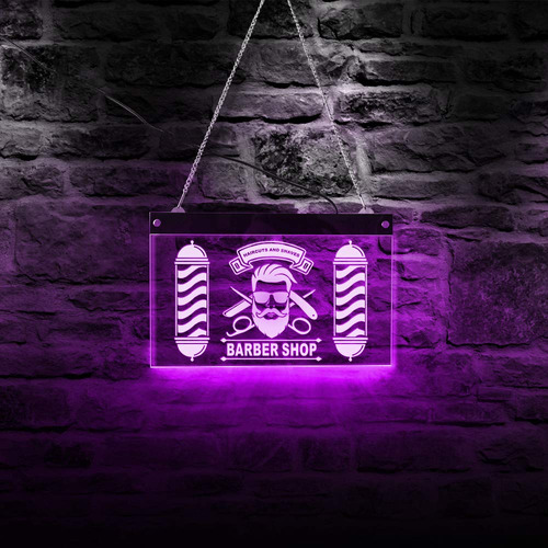 The Geeky Days Letrero De Neon Led Personalizado Para Peluqu