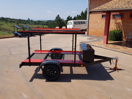 Carretinha Reboques P/ 2 Karts - Tipo Beliche Zero Km
