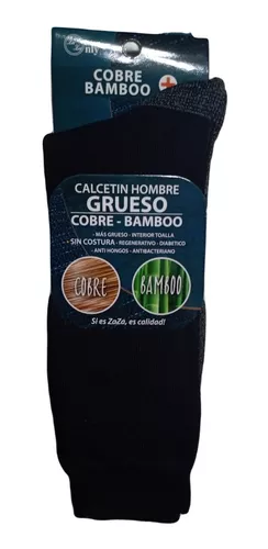 Calcetín Cobre Bambú Grueso