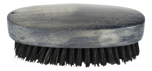 Escova Madeira Oval Profissional Barba Bigode Cerdas Macias