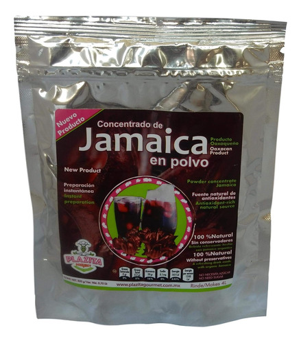 Bebida En Polvo Jamaica Oaxaqueña, Concentrado De Jamaica Or