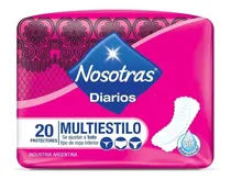 Comprar Protector Diario Nosotras Multiestilo X 20 Unidades