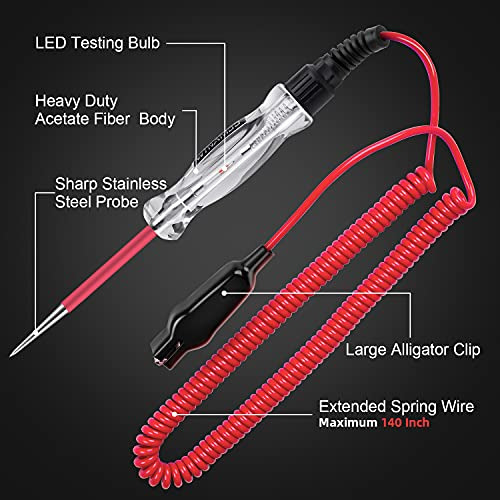 Premium Led Bulb Automotive Circuit Tester, 624v Test L...