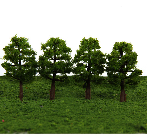 30pcs Árboles De Paisaje Modelo De Plástico Ferrocarril