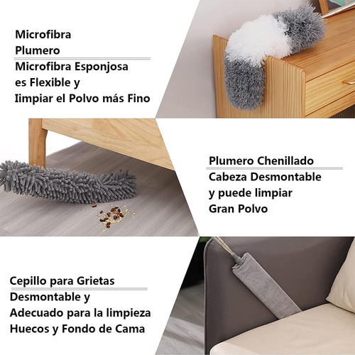 De Limpieza Para Extensible Sacudidor De Polvo - Plumero De