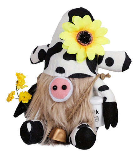 Muñeco Enano Sin Rostro Con Decoración Para Fiestas De Vacas