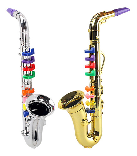 Imagen 1 de 12 de Instrumento Musical De Saxofón Para Niños, Niños,