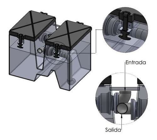 Interceptor De Grasa / Trampa De Grasa 9 Kg Plástica